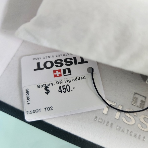 Tissot Women's T02 MOP dial Steel and Leather band, preloved - Picture 6 of 14